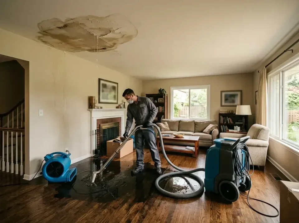 attic-pipe-burst-ceiling-drip-008 — frequently asked questions, Water Damage Restoration & Carpet Care in Oshkosh, WI